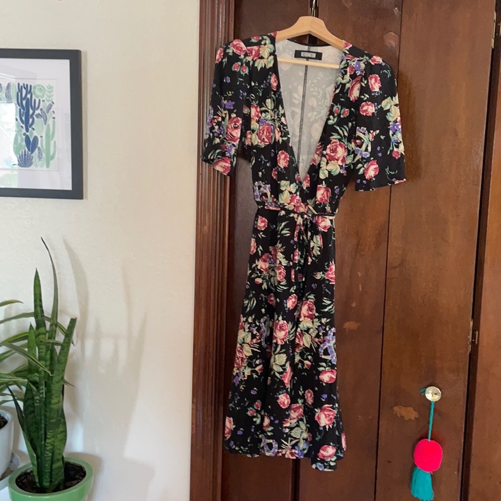 Reformation wrap dress